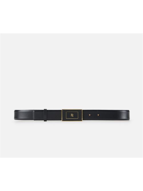 CINTURA CON PLACCA LOGO ELISABETTA FRANCHI | CT78S56E2110 Nero